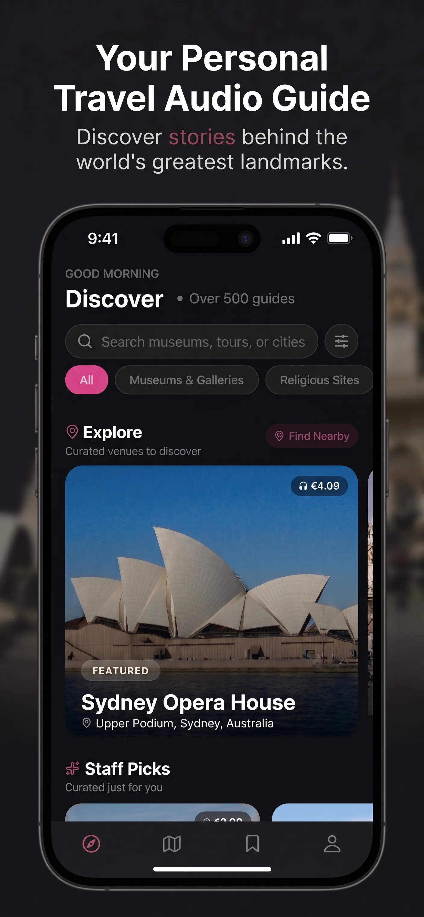 Stanza App — Discover over 500 audio guides for museums and landmarks worldwide